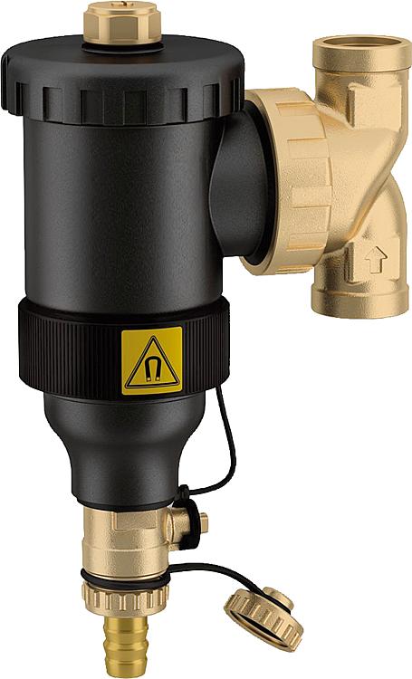 Caleffi Schlammabscheider m. Magnet, Magnetitabscheider, Magnetfilter DN20-DN25
