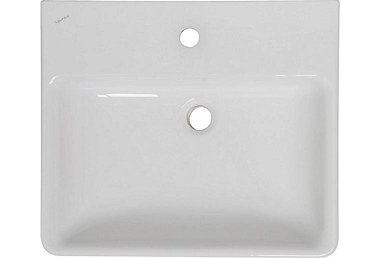 Laufen Doppelwaschtisch Pro S 1300x175x465 mm 2 Hahnlöcher mit Überlauf Weiß Bad