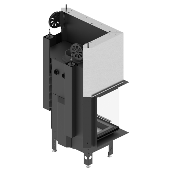 Kaminofen Hitze ALBERO AL16LG.HD 16 kW Kaminofeneinsatz Links Ofen Holzofen Kamin