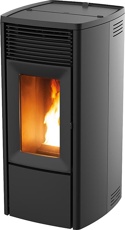 MCZ Pelletofen wassergeführt EGO Hydromatic 12 R 11,8 kW Schwarz Pellets