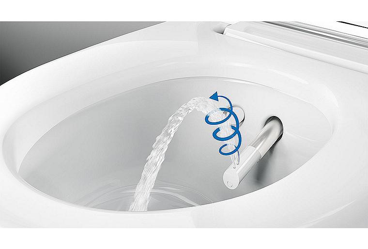 Geberit Dusch-WC AquaClean Mera Classic weiß-alpin Toilette WC Duschfunktion
