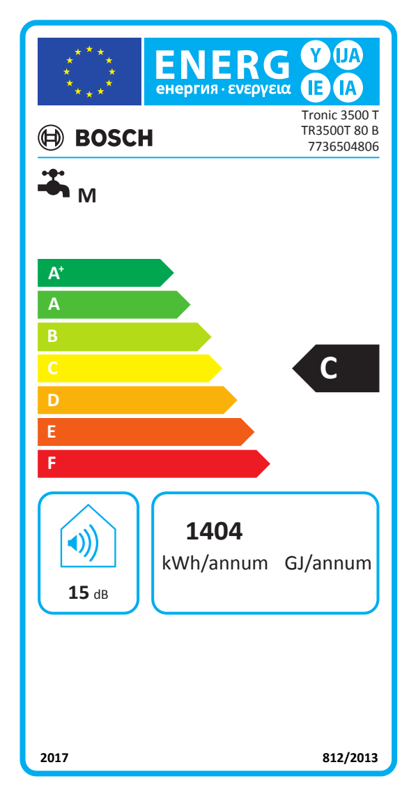 Bosch druckfester Speicher TR 3500 T 80 B 80 L Einkreisausführung Warmwasserspeicher Boiler