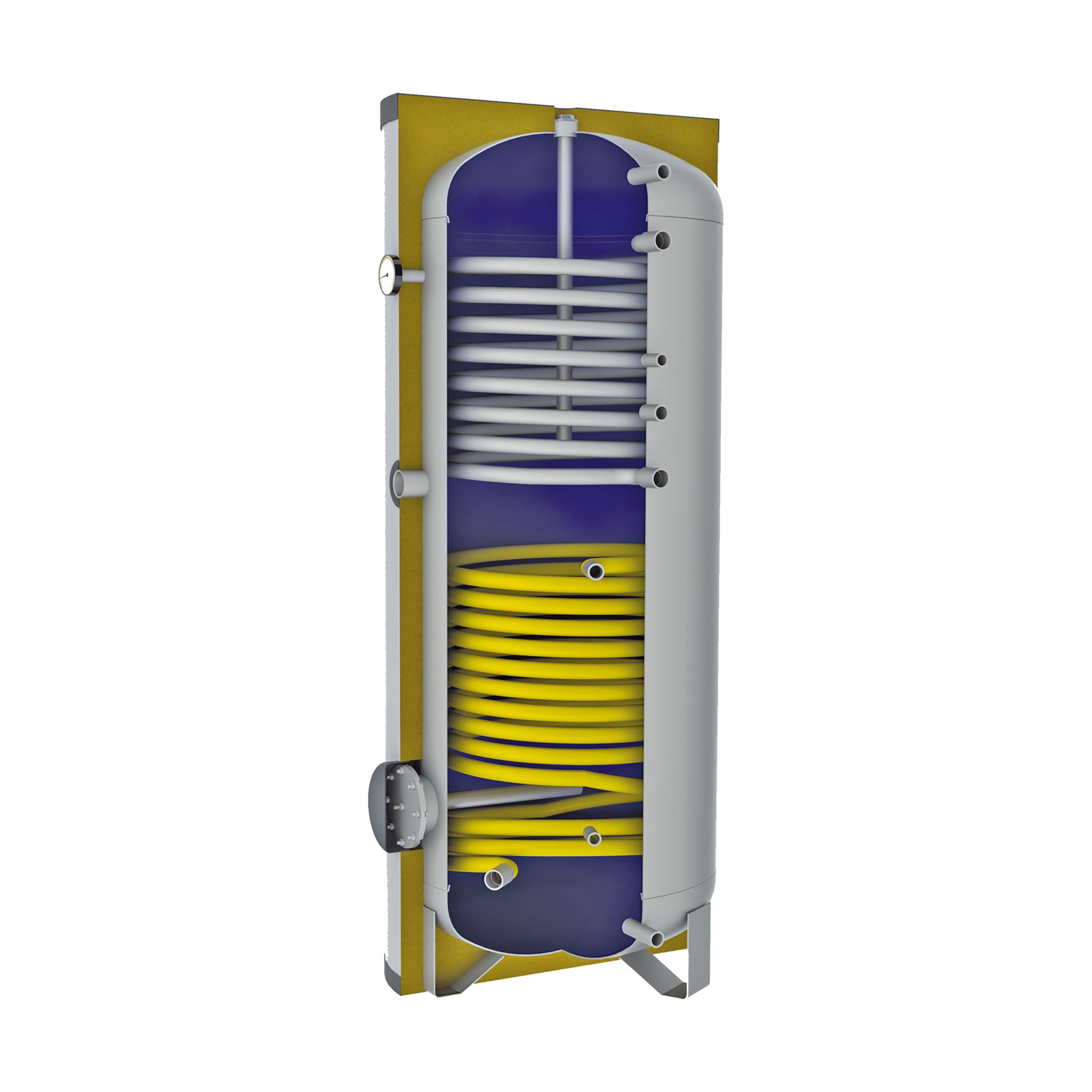 Solarbayer Solar-Trinkwasserspeicher SKL-400 Bivalenter Warmwasserspeicher