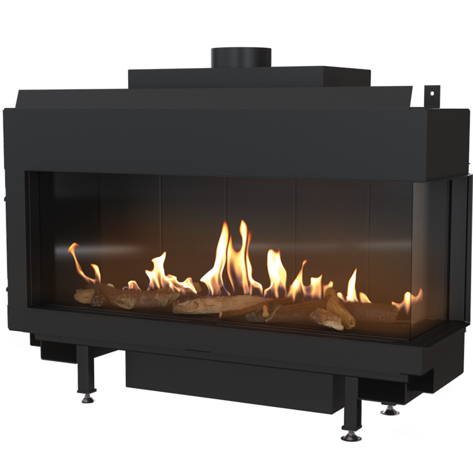 Gaskamin Kratki LEO 100 9,2 kW Kamin Heizkamin Kaminkasette Gas Ofen Heizgas