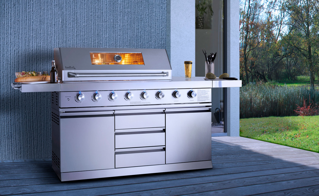 Buschbeck Bristol 6-Brenner-Gasgrill Outdoorküche  Edelstahl Grill Gartenküche