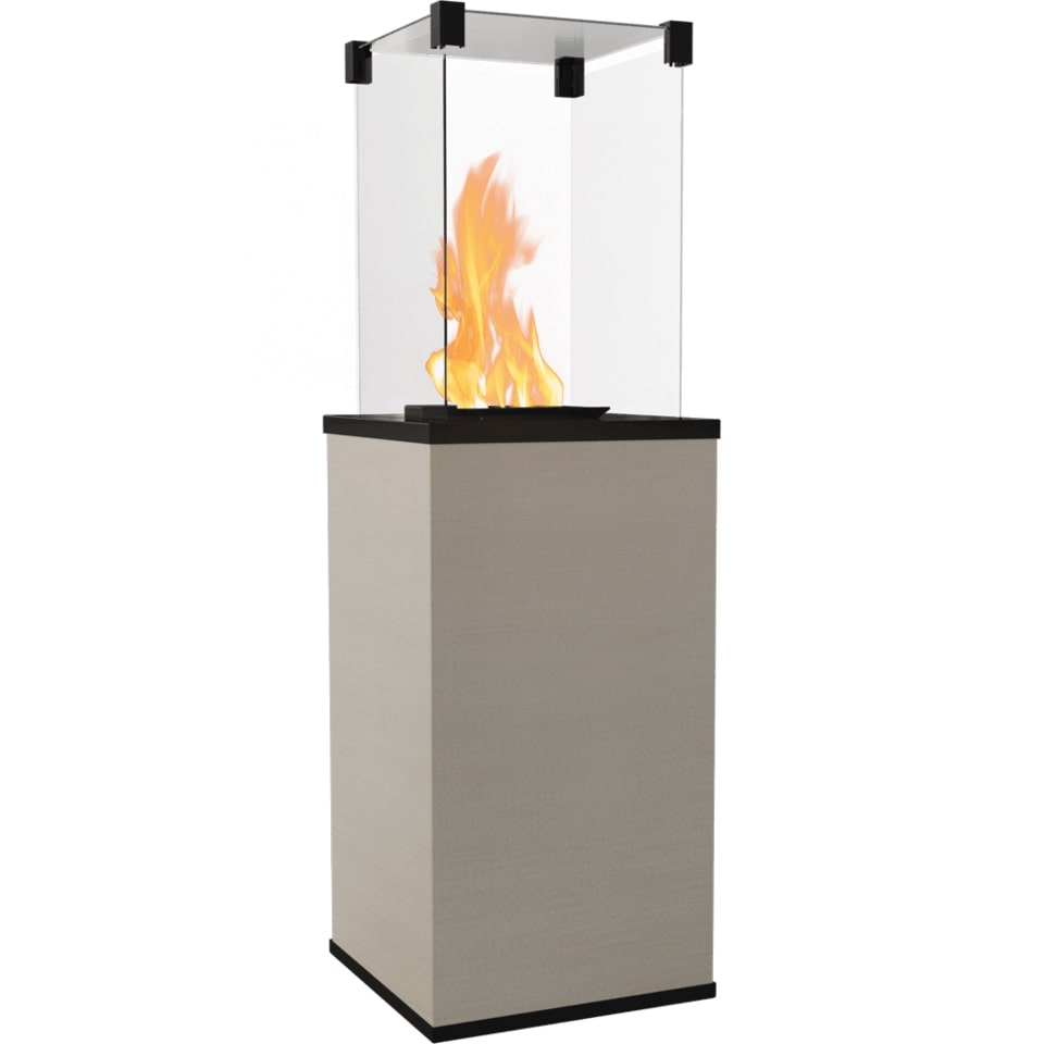 KRATKI Gaskamin PATIO Mini Quarzstein Filo Oro Gasheizgerät 4-8,2 kW
