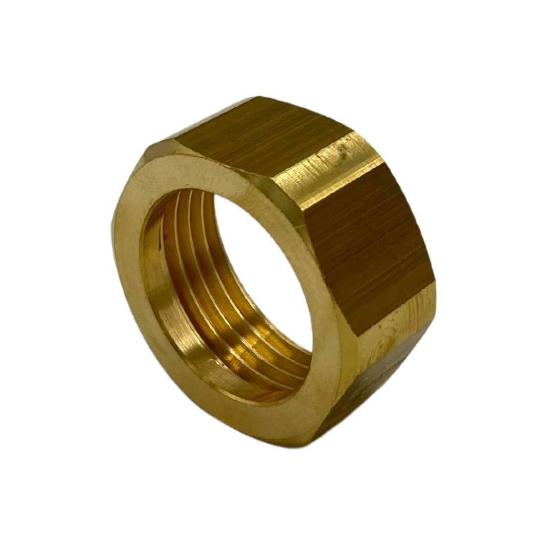 Überwurfmutter 3/8" Messing flachdichtend Solarindustrie Heizungstechnik
