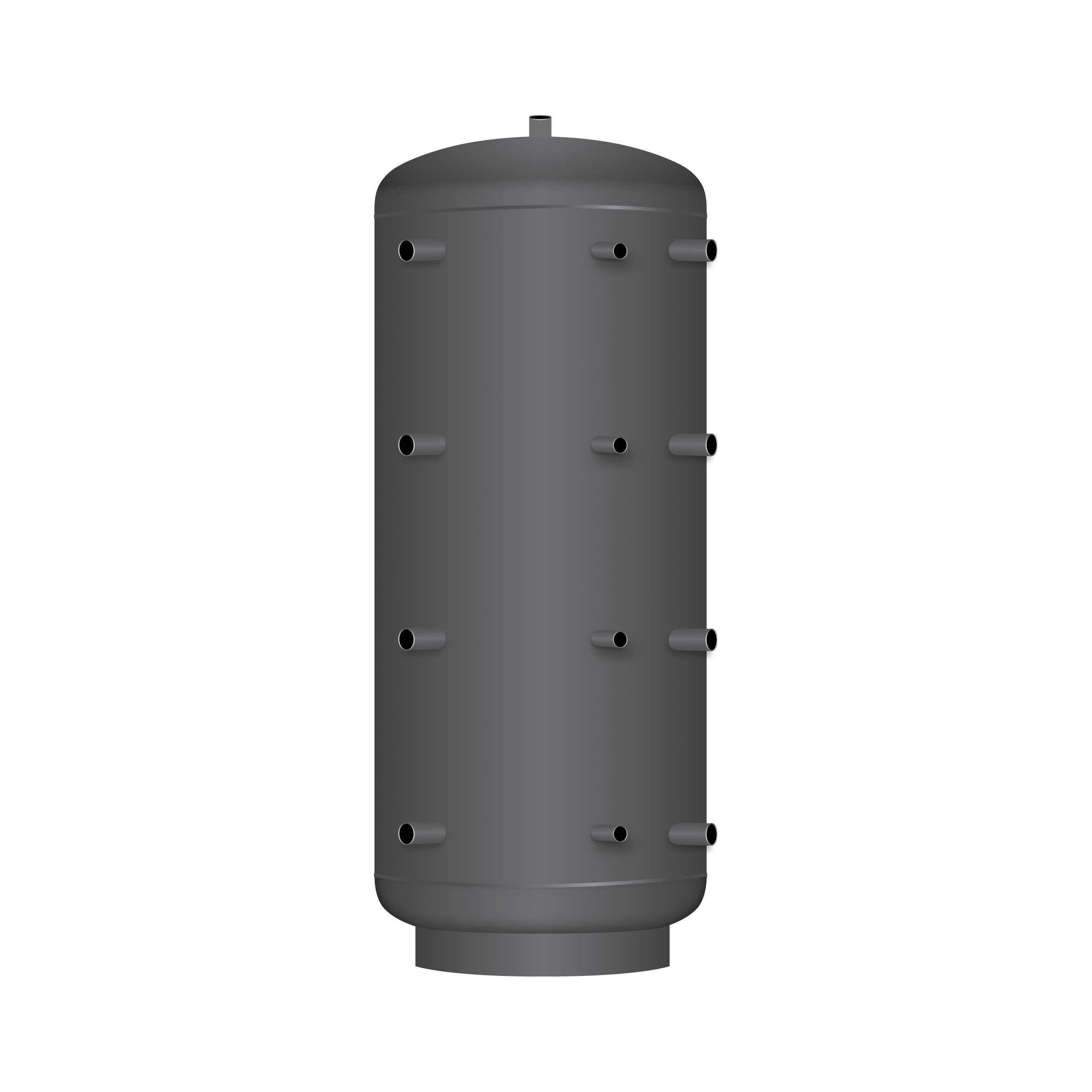 1000 Liter TWL Pufferspeicher 90° P-1000 0 Wärmetauscher 100mm Isolierung