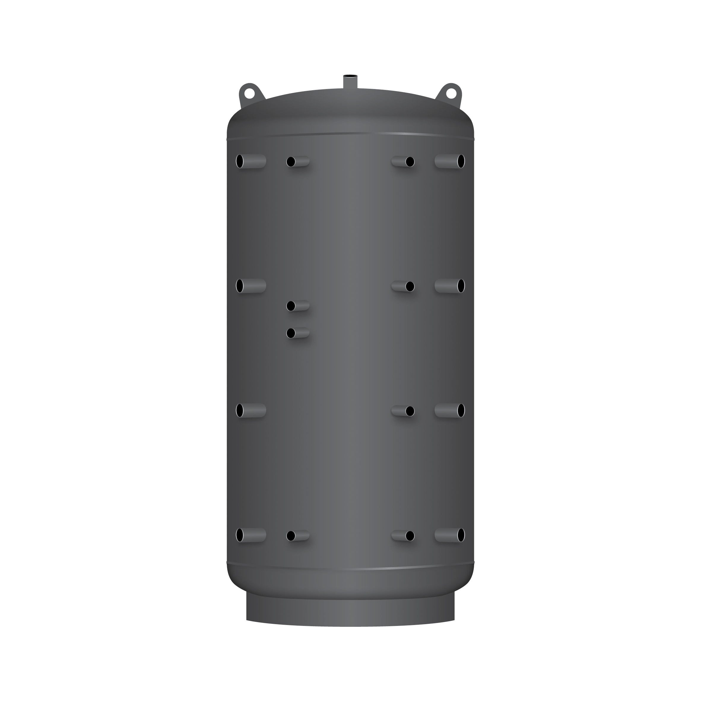 10000 Liter TWL Pufferspeicher PR2-10000, 2 Wärmetauscher 100mm Isolierung Heizung