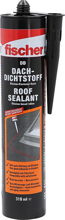 Fischer Dachdichtstoff DD Dichtstoff schwarz Dach Bitumen Silikon Solar PV Anlage