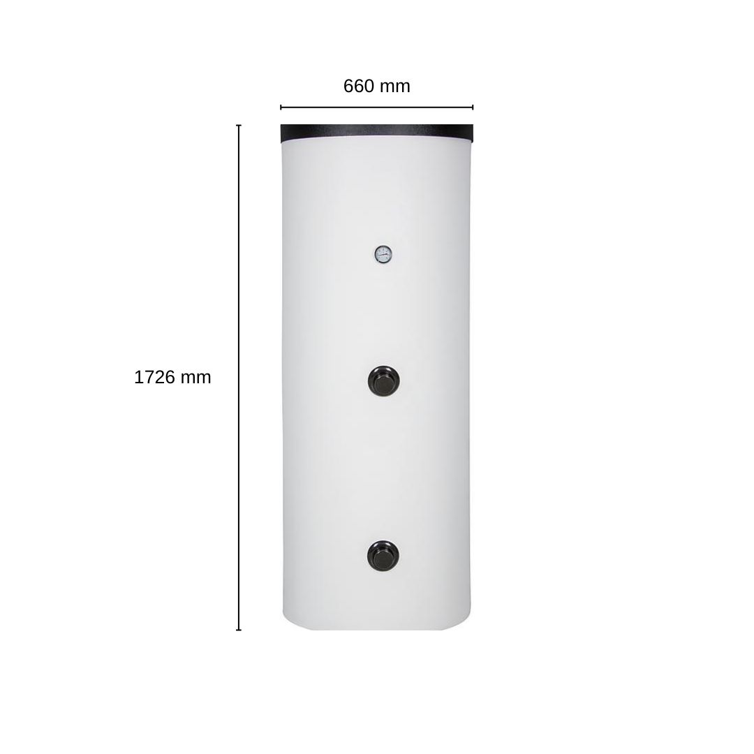 Evenes Warmwasser-Standspeicher EV-TEDS-1 W 300 1 Wärmetauscher 291 L Trinkwasser