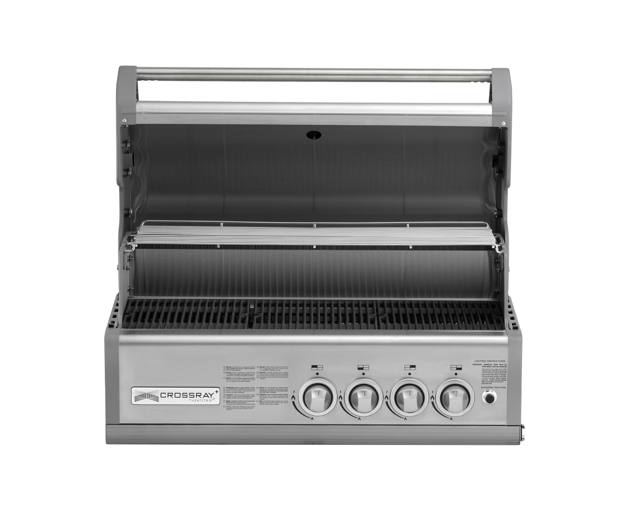 Crossray Heatstrip 50 MB Gasgrill Einbau 4 Brenner Grill Gas Garten Gartenkamin Kamin