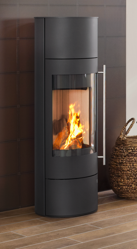Olsberg Kaminofen Palena Compact PowerBloc 5 kW Ofen Stahl-Schwarz