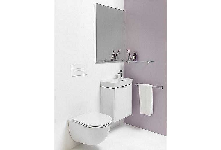 Laufen Handwaschbecken Pro S 480x280mm weiß mit Überlauf 1 Hahnloch rechts Sanitär