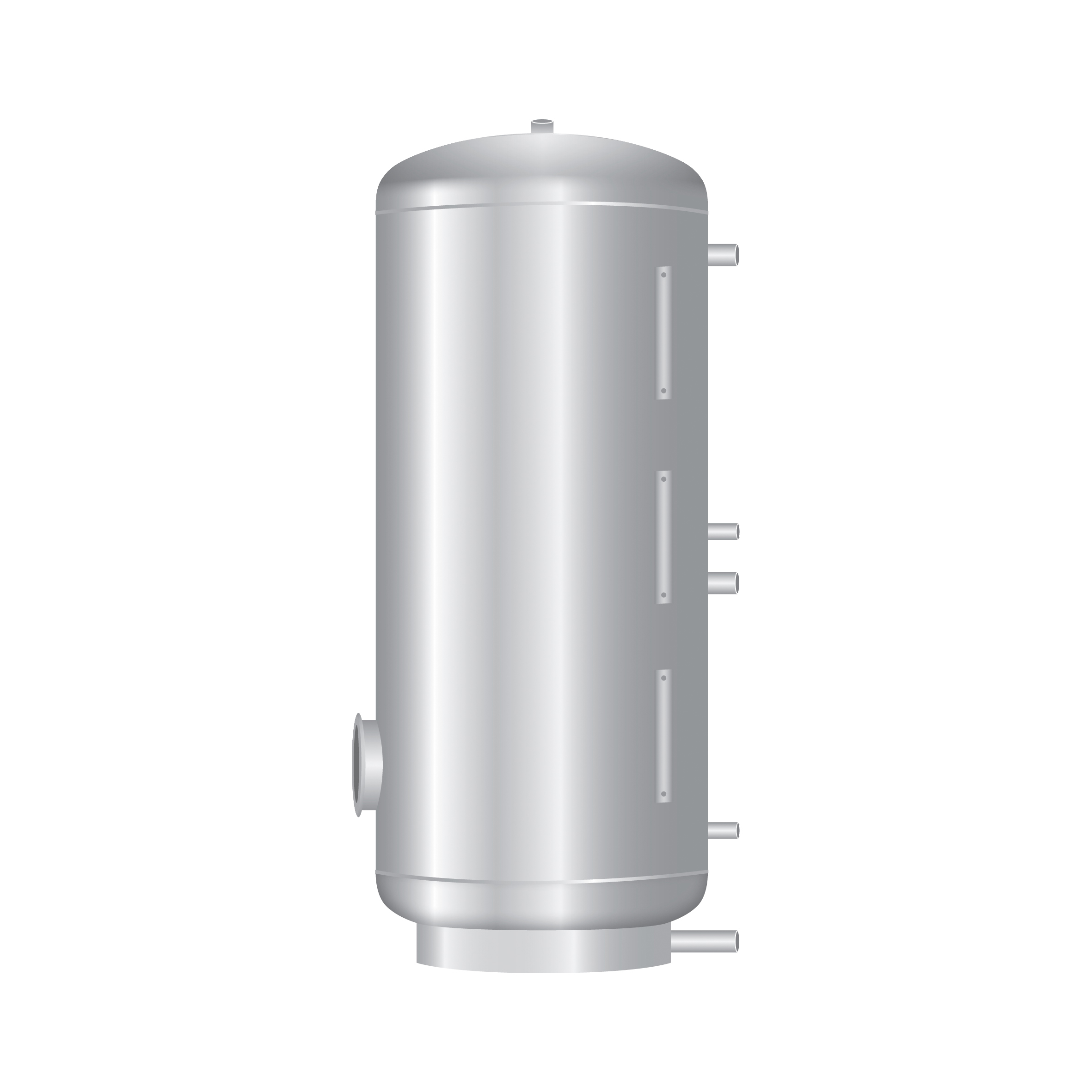 1000 Liter Edelstahlspeicher ES-1000 Edelstahl Standspeicher Boiler