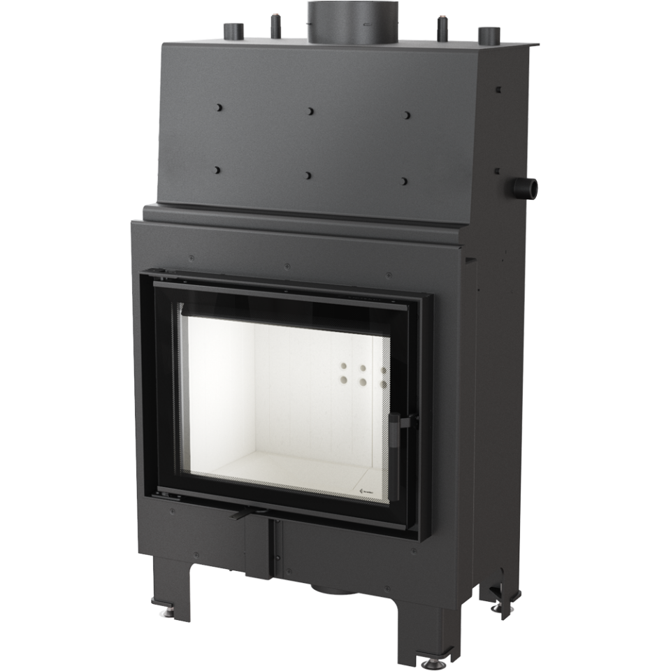 Kamineinsatz wasserführend Kratki MBM 10 PW 12 kW Ofen Kamin Heizeinsatz