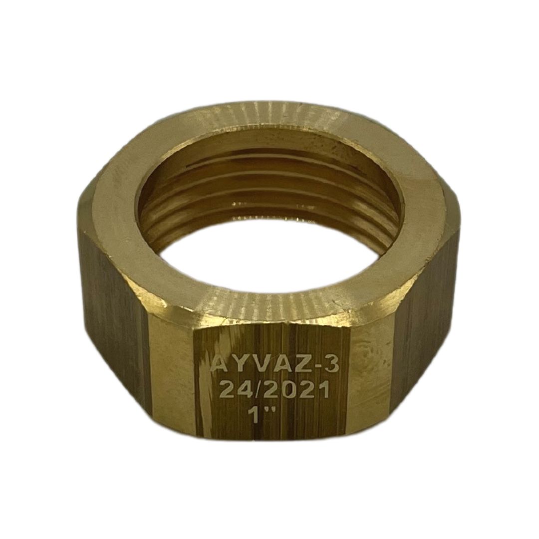 Überwurfmutter 3/8" Messing flachdichtend Solarindustrie Heizungstechnik