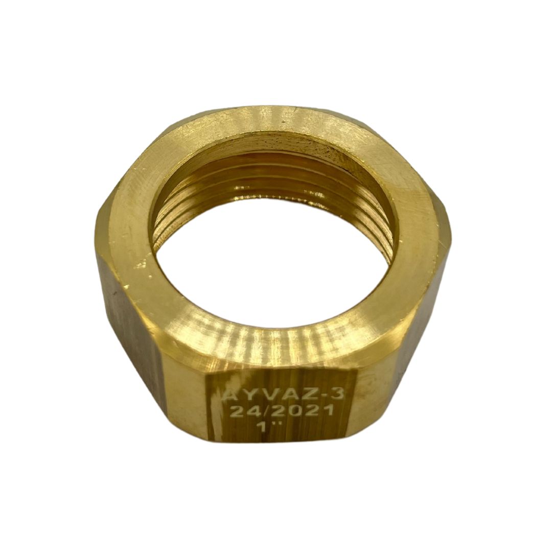 Überwurfmutter 3/8" Messing flachdichtend Solarindustrie Heizungstechnik