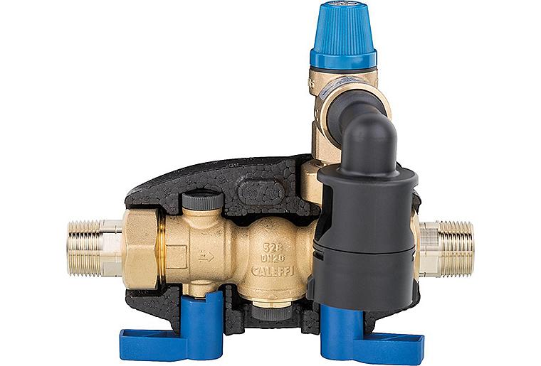 Speichersicherheitsgruppe Warmwasserspeicher DN20 (3/4") Sicherheitsventil 10 bar