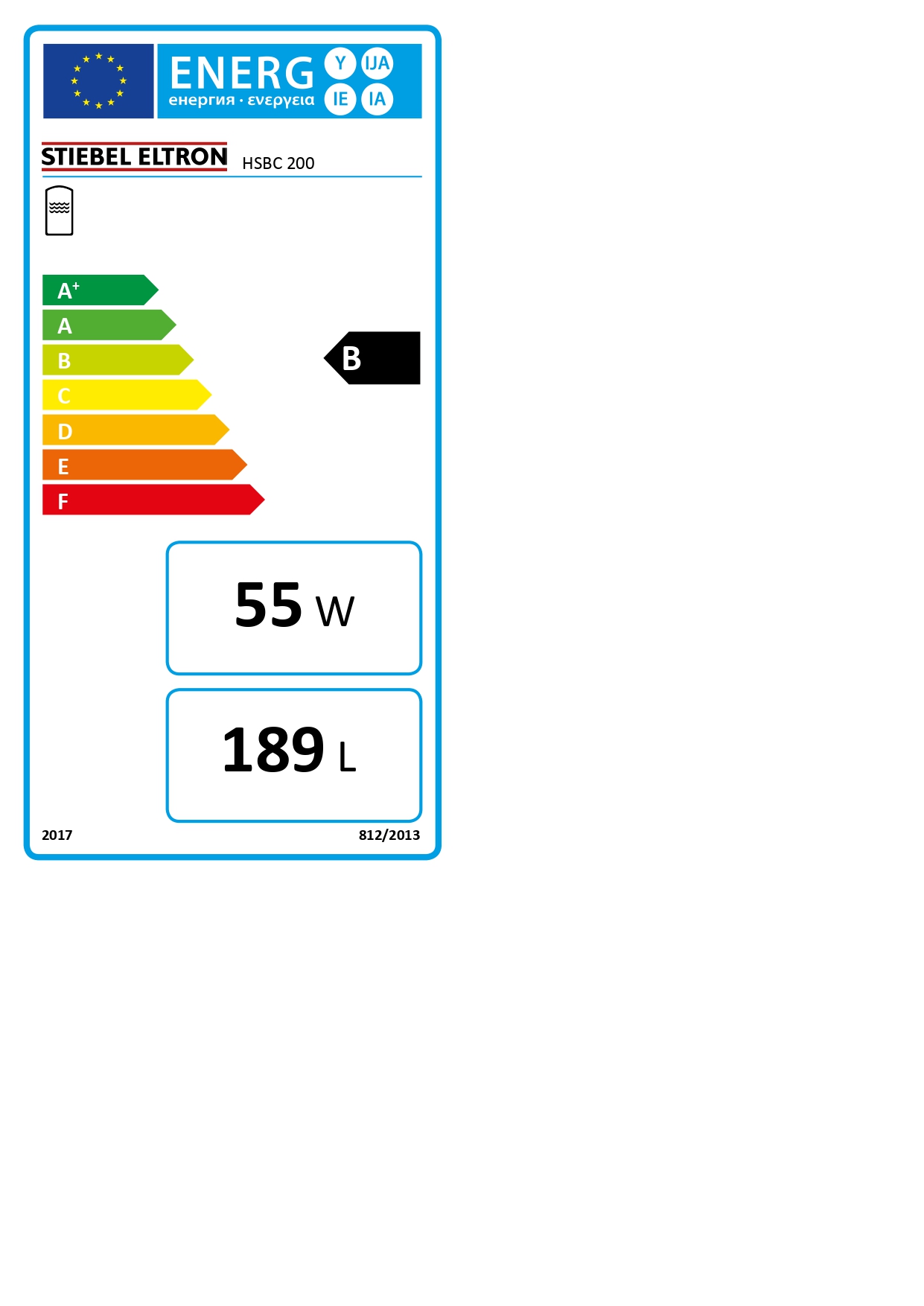 Stiebel Eltron Integral-Speicher HSBC 200 Trinkwasserspeicher Pufferspeicher