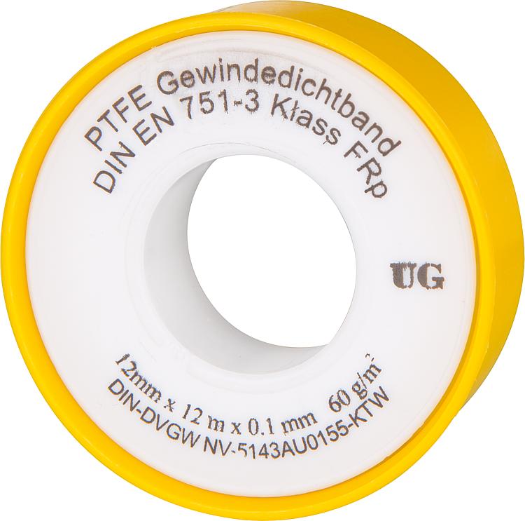 Hochtemperaturbeständiges Solar Gewindedichtband (Feingewinde) - 12m