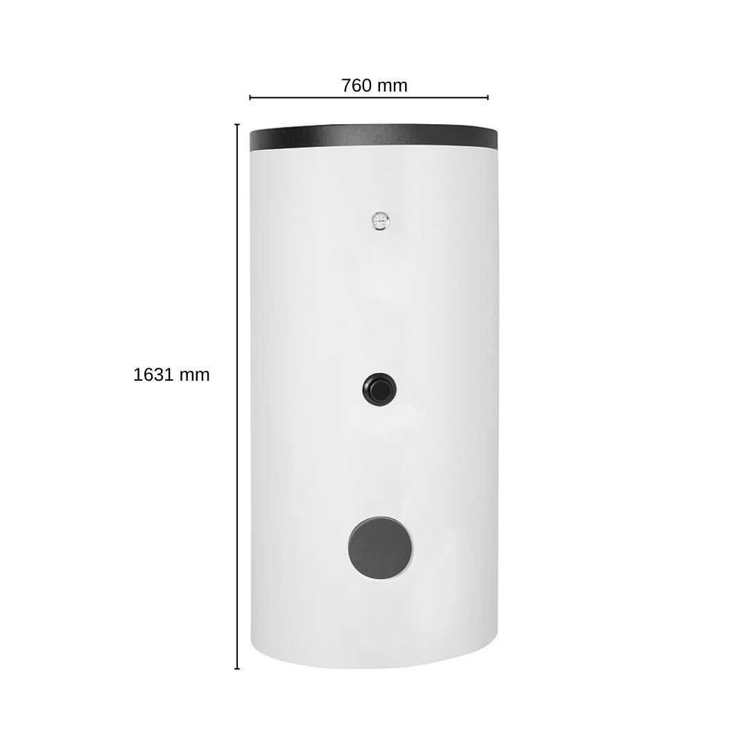 Evenes Warmwasser-Standspeicher EV-TEDS-1 W 400 1 Wärmetauscher 391 L Trinkwasser
