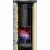 Evenes Schicht-Pufferspeicher EV-SPS-1500 1 Wärmetauscher 1484 L Isolierung weiß