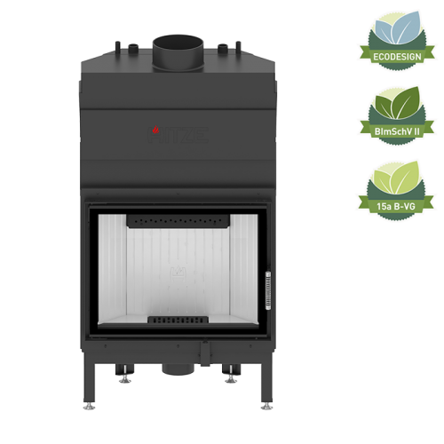 Kaminofen Hitze ALBERO Aquasystem ALAQS 68×53.SD 19 kW Kaminofeneinsatz Kamin Aqua