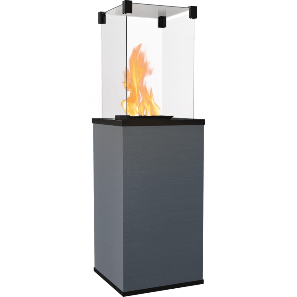 KRATKI Gaskamin PATIO Mini Quarzstein Filo Mercurio Gasheizgerät 4-8,2 kW