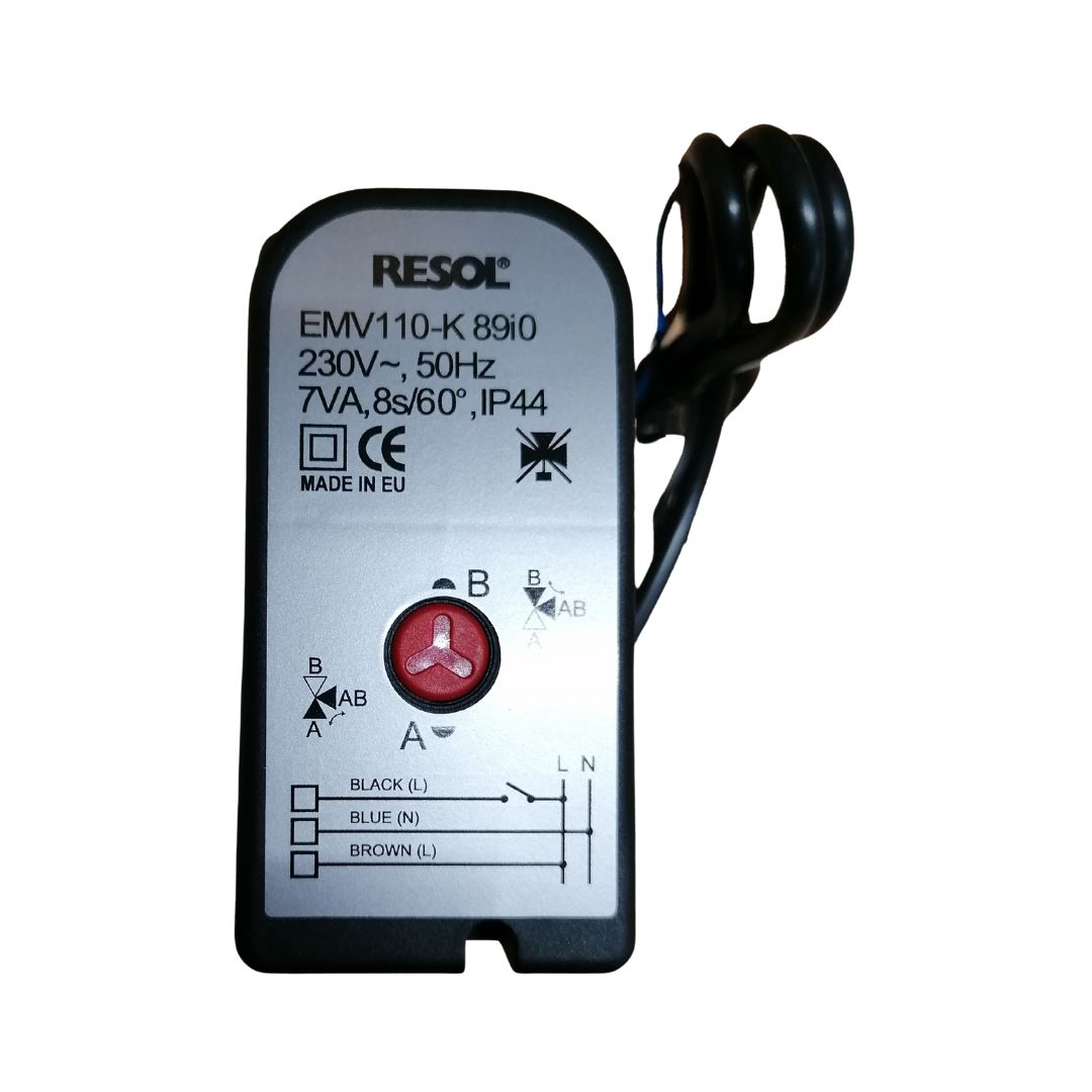 Resol Umsalt Motorventil VA33 3-Wege Zonenventil DN25 1" Solarthermie Solar