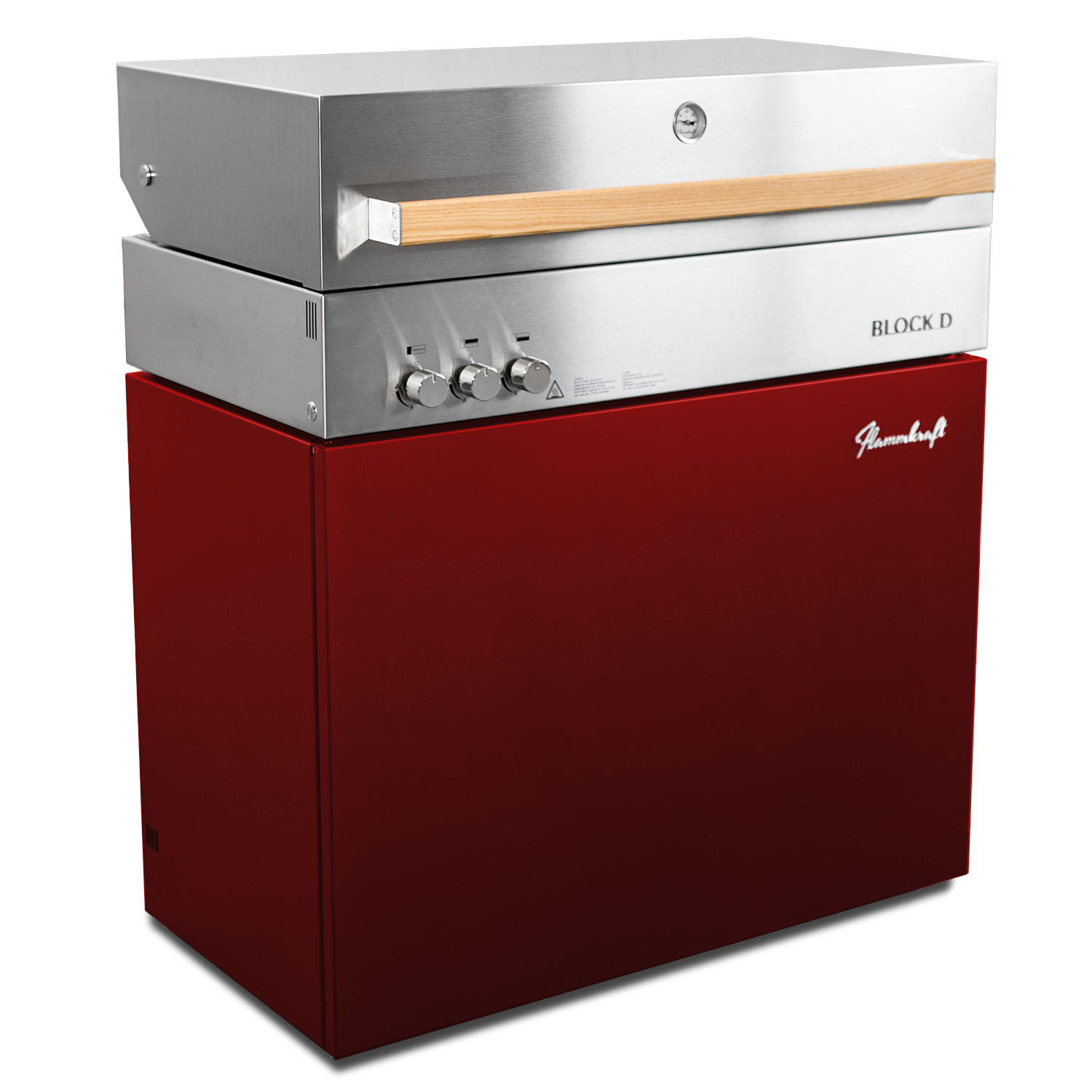 Flammkraft Block D Gasgrill Gen. 5 Rubin 16 kW 75 bis 900°C BBQ Grill Gas