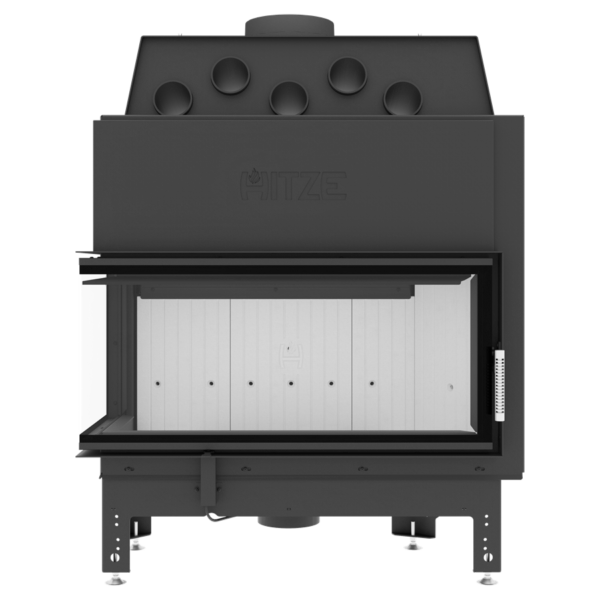 Kaminofen Hitze ALBERO AL19L.H-D 19 kW Kaminofeneinsatz Links Ofen Holzofen Kamin