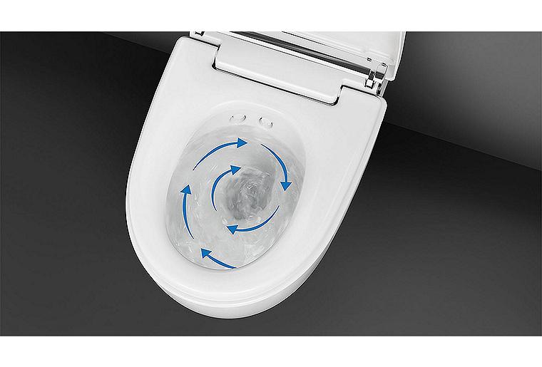 Geberit Dusch-WC AquaClean Mera Classic weiß-alpin Toilette WC Duschfunktion
