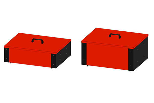 ATMOS Aufsatz für PX15 und PX20 Kessel 200 mm Höhe 65 L Volumen Pelletspeicher