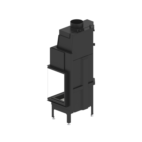 Kaminofen Hitze ALBERO Aquasystem ALAQS68x53.R-D 19 kW Rechts Kaminofeneinsatz Aqua