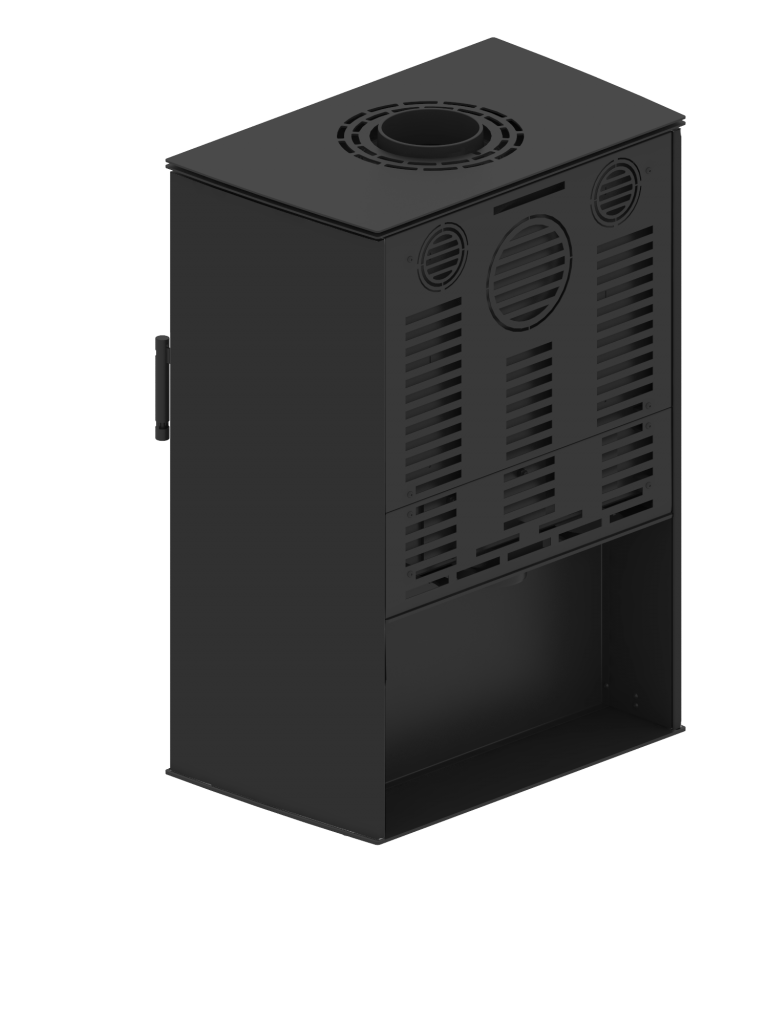 Kaminofen Hitze LUPO M 8,7 kW Freistehender Kamin Ofen Holzofen Kamin Freistehend