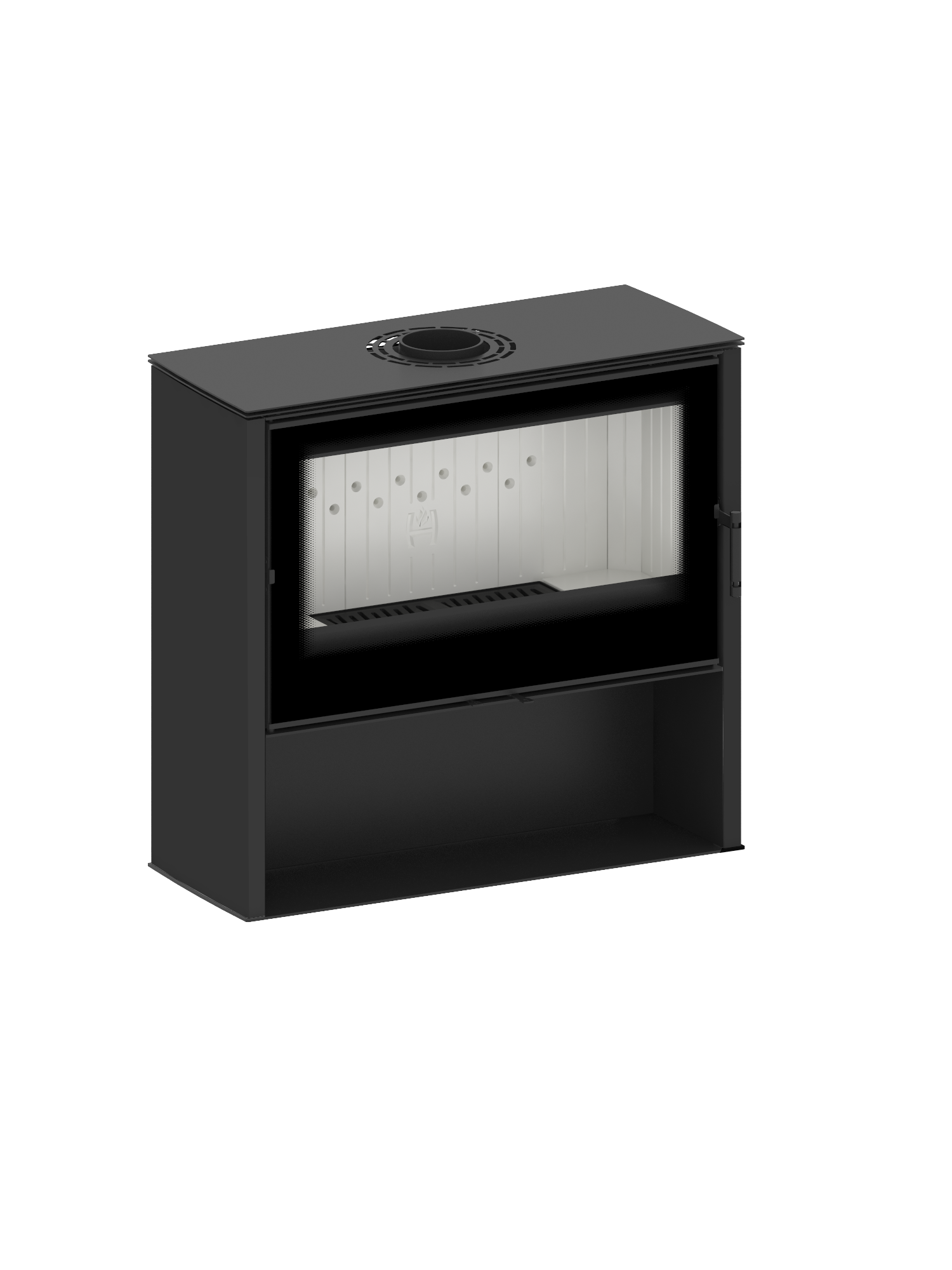 Kaminofen Hitze LUPO L 11 kW Freistehender Kamin Ofen Holzofen Kamin Freistehend
