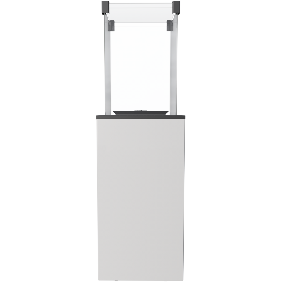 KRATKI Gaskamin PATIO Glas Weiss Manuell Gasheizgerät Wärmelampe 4-8,2 kW