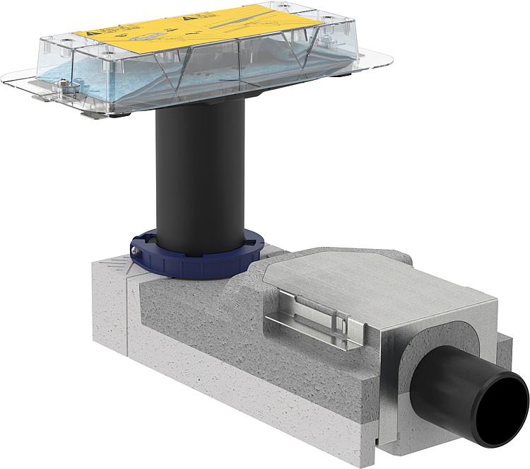 Geberit Duschrinne CleanLine 60 Ablaufrinne Duschen Edelstahl inkl. Rohbauset