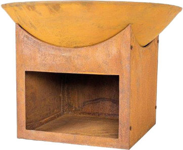 Buschbeck Feuerschale Mumbai Ø 61 cm x 44 cm Eisen Rostbraun Feuerstelle