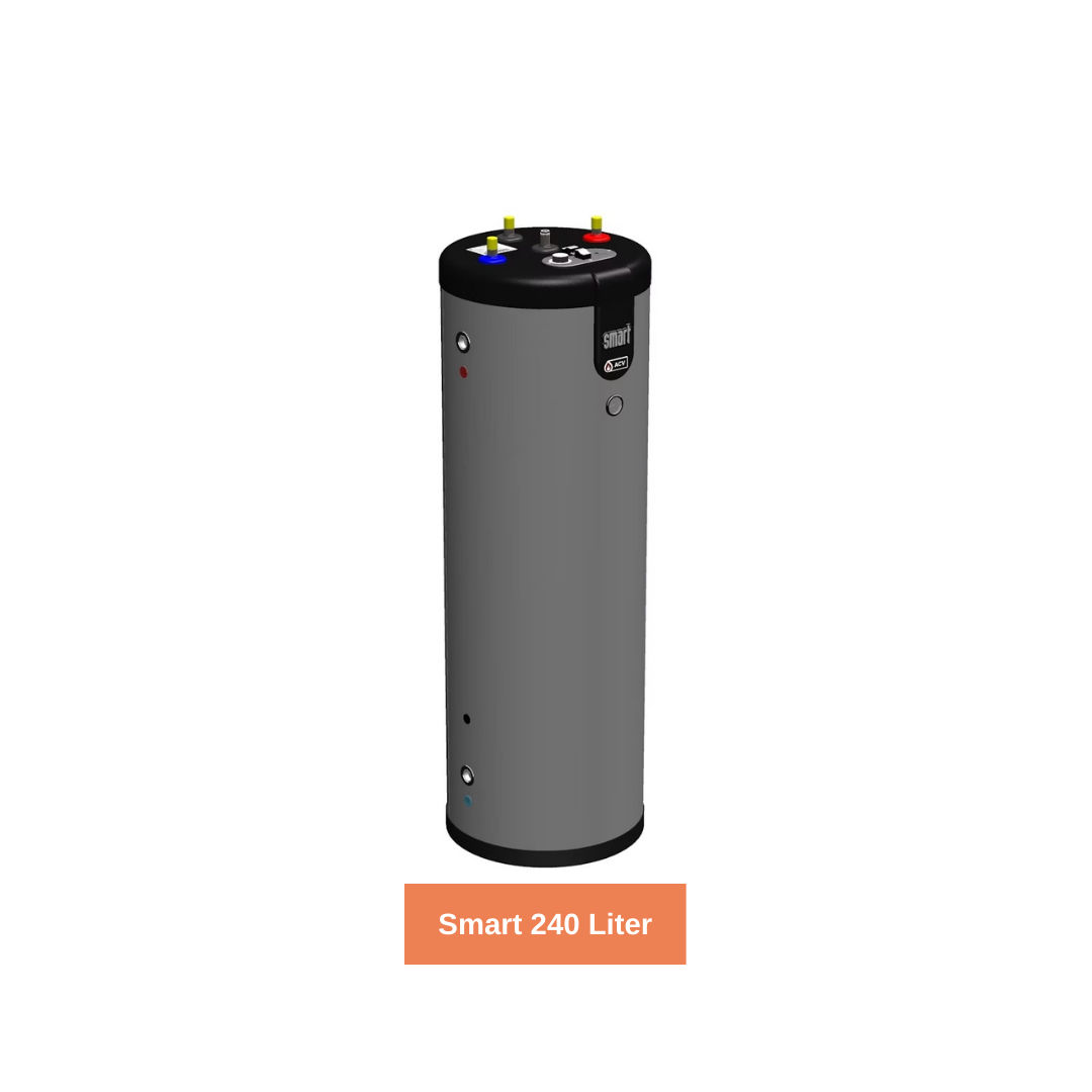 ACV Hochleistungsspeicher Smart 100-240 L Edelstahl dunkelgrau Wasserspeicher