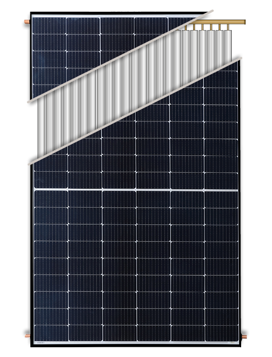 Prisma® PVT4.0 Hybridkollektor Solarkollektor PV Modul Solarthermie Strom Wärme