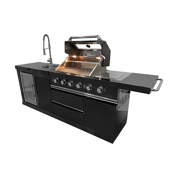 Buschbeck Cambridge 4-Brenner-Gasgrill Outdoorküche Edelstahl Grill Gartenküche