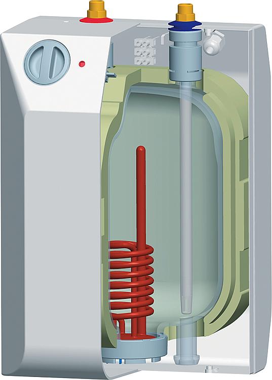 EVENES Warmwasserspeicher Boiler Drucklos 5 Liter Übertisch/Unterisch 230V 2 kW