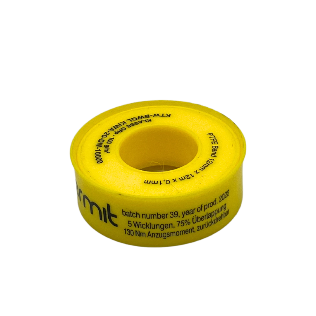 Hochtemperaturbeständiges Solar Gewindedichtband (Grobgewinde) - 12m 5 Stück