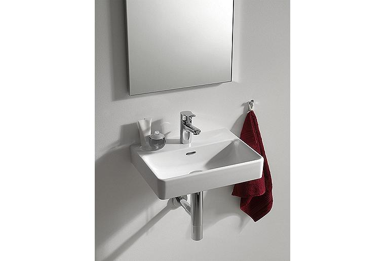 Laufen Handwaschbecken Pro S 450x340mm weißmit Überlauf 1 Hahnloch mittig Sanitär