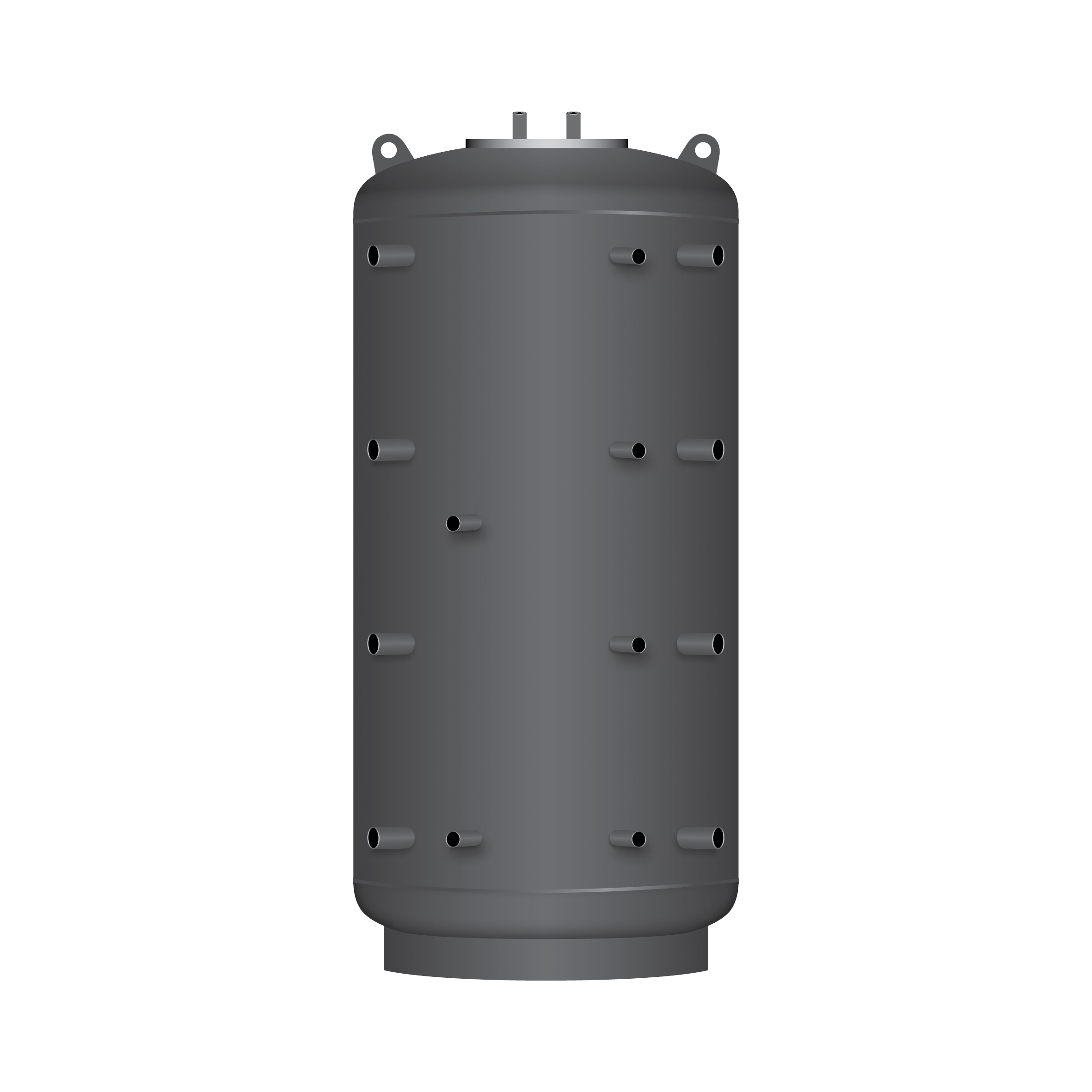 10000 Liter TWL Hygienespeicher KER-10000, 1 Wärmetauscher, mit 120mm Isolierung