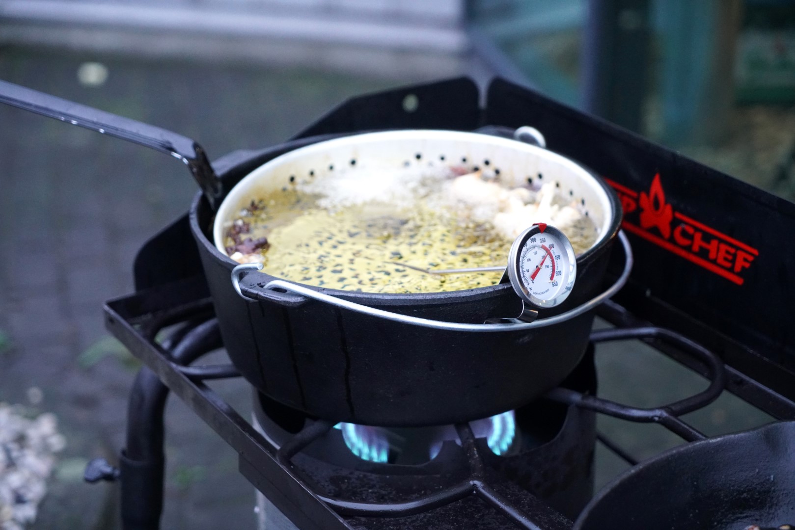 Camp Chef 12 Zoll Fry Pot Set Frittiertopf BBQ Grill Outdoor