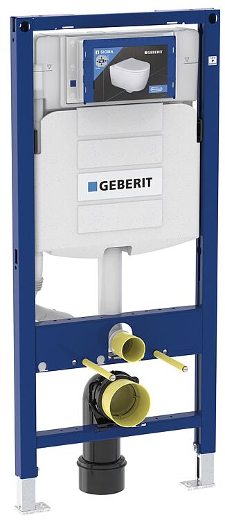 Geberit Duofix Basic Vorwandelement Drückerplatte WC spülrandlos Paket Sanitär
