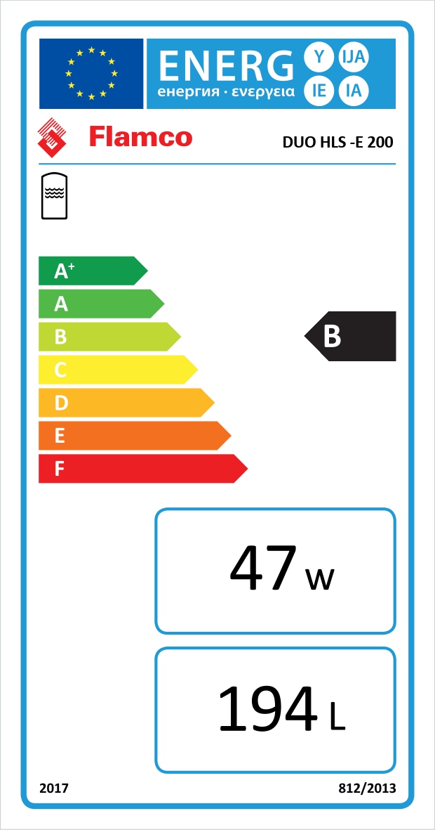 Flamco Edelstahl-Standspeicher FlexTherm DUO HLS-E 200 Liter 70mm GPS Isolierung
